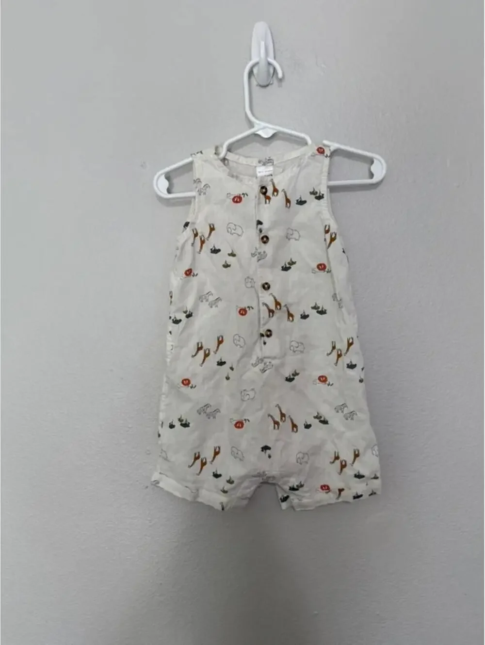 Carters linen style romper 18m
